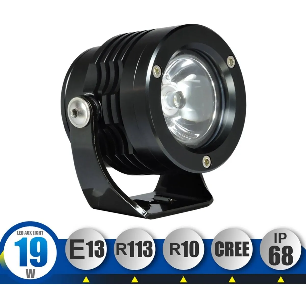 Paire De Feux Additionnels Tecno Globe Ball - Phare avant